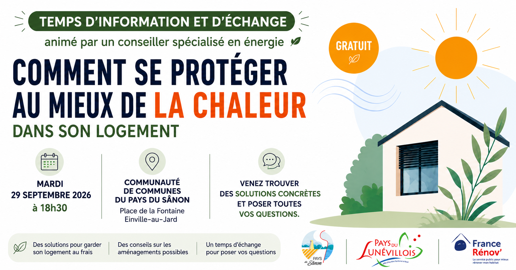 comment se protéger de la chaleur format événement