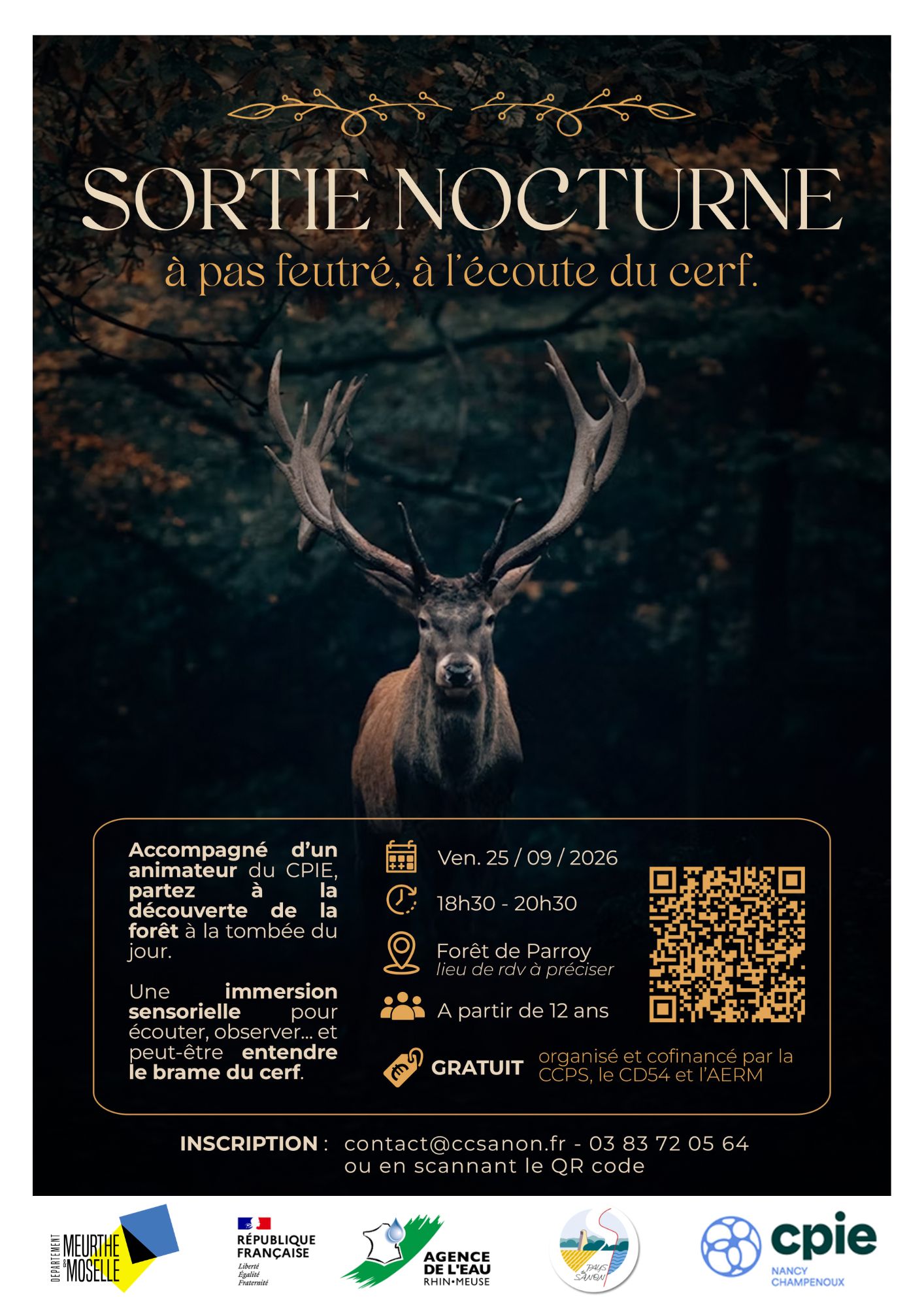 Affiche sortie Brâme cerf